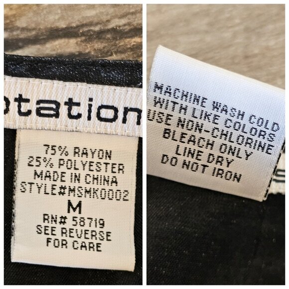 Y2K Womens Maxi Skirt Black Tiered Crinkle Irresdescent Whimsigoth Size M 8 10 - Picture 9 of 10